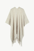 Load image into Gallery viewer, Fringe Hem Open Front Poncho