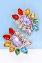 Load image into Gallery viewer, Geometrical Shape Glass Stone Dangle Earrings