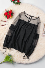 Load image into Gallery viewer, Perfectly Sheer Mesh Blouse with Lace Detail DIBS PERFECTLY