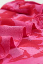 Load image into Gallery viewer, Floral Ruffled Tie Back High-Low Blouse