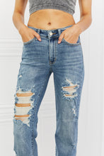 Load image into Gallery viewer, Judy Blue Bella Full Size Distressed Straight Jeans