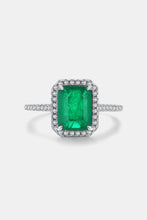 Load image into Gallery viewer, 925 Sterling Silver Rectangle Shape Tourmaline Ring