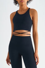 Load image into Gallery viewer, Crisscross Tied Sports Bra