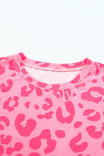 Load image into Gallery viewer, Leopard Round Neck Tee