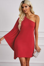 Load image into Gallery viewer, One Shoulder Statement Dress