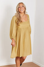 Load image into Gallery viewer, GeeGee Angel of Mine Full Size Crochet Yoke Mini Dress