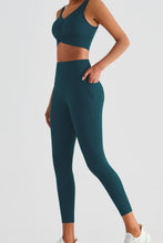 Load image into Gallery viewer, Wide Waistband Sports Leggings with Pockets
