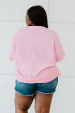Load image into Gallery viewer, Sew In Love Sippin' Lemonade Full Size Run French Terry Top in Pink