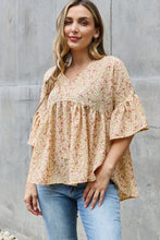 Load image into Gallery viewer, Celeste Bring Me Flowers Full Size Floral Tunic Top