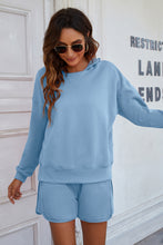 Load image into Gallery viewer, Split Hoodie&Short Pant Lounge Set