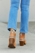 Load image into Gallery viewer, Fortune Dynamic Westside Pointed Toe Chain Detail Ankle Booties