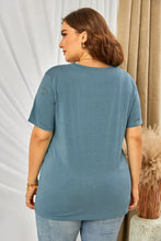 Load image into Gallery viewer, Plus Size Graphic Distressed Tee