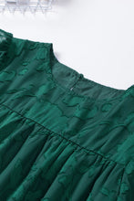 Load image into Gallery viewer, Round Neck Puff Sleeve Blouse