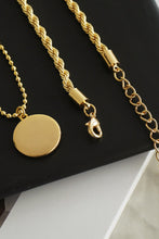 Load image into Gallery viewer, Butterfly Pendant Necklace and Twisted Rope Necklace Set