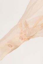 Load image into Gallery viewer, Dream Architect Sheer Tie Waist Lapel Collar Outwear