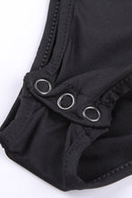 Load image into Gallery viewer, Cutout Lace Yoke Bodysuit