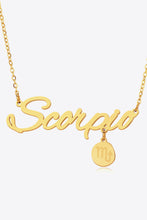 Load image into Gallery viewer, Constellation Pendant Zircon Necklace