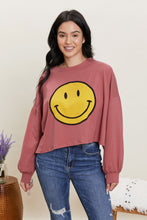 Load image into Gallery viewer, Jade By Jane Smiles Forever Full Size Smile Graphic Long-Sleeve Tee