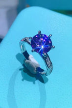 Load image into Gallery viewer, Nice To Meet You 2 Carat Moissanite 925 Sterling Silver Ring
