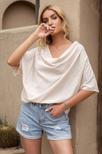 Load image into Gallery viewer, Cowl Neck Batwing Sleeve Top
