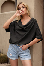 Load image into Gallery viewer, Cowl Neck Batwing Sleeve Top