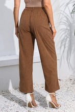 Load image into Gallery viewer, Buttoned Straight Hem Long Pants