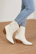 Load image into Gallery viewer, Qupid Howdy Y'all Corp Mid-Calf Cowboy Boots in Stone