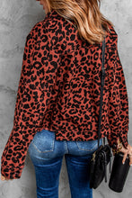 Load image into Gallery viewer, Leopard Print Raw Hem Jacket DIBS 0002