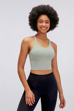 Load image into Gallery viewer, Criss Cross Back Sports Bra Top