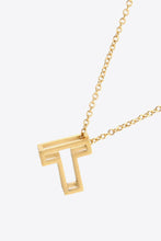 Load image into Gallery viewer, K to T Letter Pendant Necklace DIBS K-T