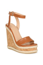 Load image into Gallery viewer, KAYLEEN Vermont Vacation Cork Wedges