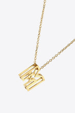 Load image into Gallery viewer, K to T Letter Pendant Necklace DIBS K-T
