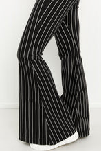 Load image into Gallery viewer, Kancan Blakely Pinstripe High-Rise Super-Flare Jeans