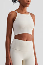 Load image into Gallery viewer, Round Neck Cropped Sports Cami