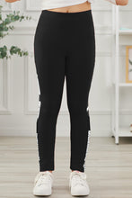Load image into Gallery viewer, Girls Leopard Patch Leggings