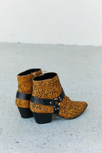 Load image into Gallery viewer, Qupid Animal Print Faux Suede PU Booties