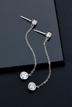 Load image into Gallery viewer, Adored Moissanite Chain Earrings