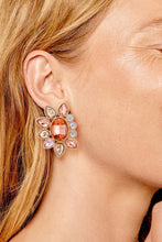 Load image into Gallery viewer, Geometrical Shape Glass Stone Dangle Earrings