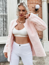 Load image into Gallery viewer, Open Front Longline Teddy Jacket