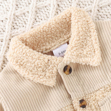 Load image into Gallery viewer, Baby Spliced Sherpa Jacket and Pants Set