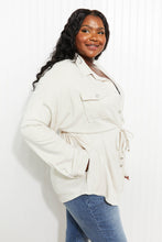 Load image into Gallery viewer, Cotton Bleu Coming to You Full Size Faux Suede Shacket