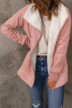 Load image into Gallery viewer, Faux Suede Sherpa Lining Jacket with Pockets