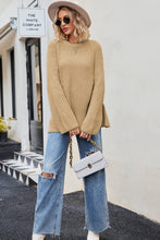 Load image into Gallery viewer, Raglan Sleeve Waffle Knit Sweater