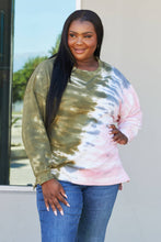 Load image into Gallery viewer, Sew In Love Full Size Tie-Dye Seam Detail Sweatshirt