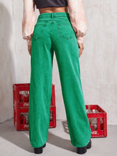 Load image into Gallery viewer, High-Rise Pocketed Wide Leg Jeans