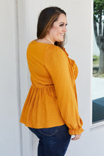 Load image into Gallery viewer, GeeGee Penthouse Full Size Smocked Blouse