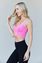 Load image into Gallery viewer, Zenana Full Size Acid Wash Notched Neck Cropped Tank