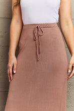 Load image into Gallery viewer, Culture Code For The Day Full Size Flare Maxi Skirt in Chocolate