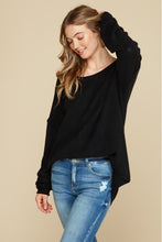 Load image into Gallery viewer, Petal Dew Exposed Seam Tunic Sweater