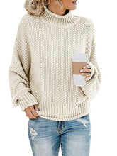Load image into Gallery viewer, Dropped Shoulder Rolled Hem Sweater